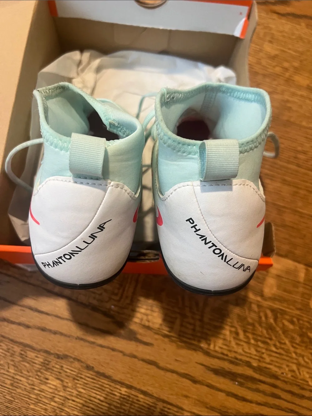 Nike Kids Mint Blue Soccer Cleats
